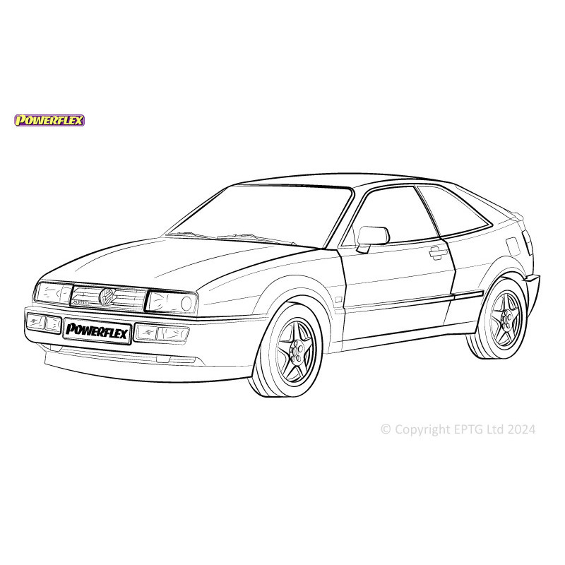 Silent Bloc Powerflex Volkswagen Corrado VR6 (1991-1995)Array