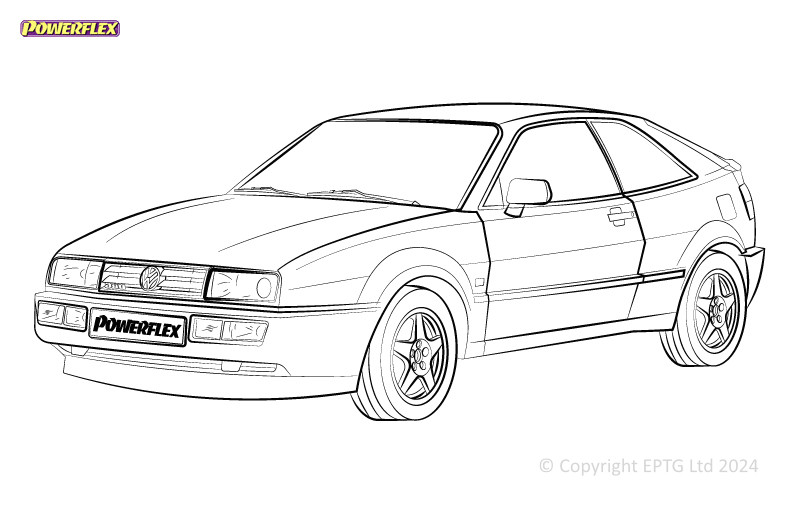 Silent Bloc Powerflex Volkswagen Corrado VR6 (1991-1995)Array