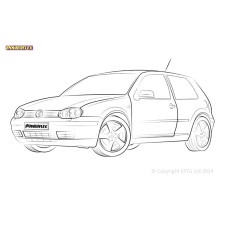 Silent Bloc Powerflex Volkswagen Golf MK4 2WD Tipo 1J (1997-2004)