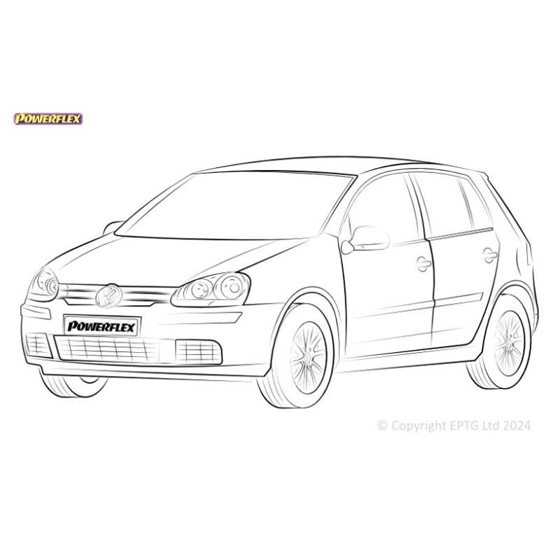 Silentblock Powerflex Volkswagen Golf MK5 1K (2003-2009)Array