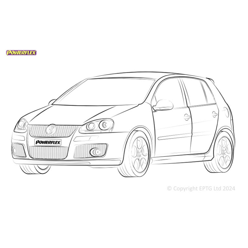 Silent Bloc Powerflex Volkswagen Golf Mk5 GTI & R32 (2003-2009)Array