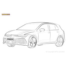 Silent Bloc Powerflex Volkswagen Golf MK8 2WD Multi-Link (2020 -)