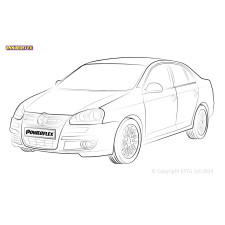 Silent Bloc Powerflex Volkswagen Jetta MK5 A5 1K (2005-2010)