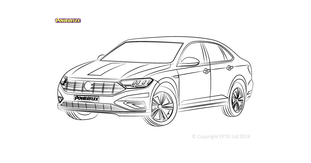 Silentblock Powerflex Volkswagen Jetta MK7 A7 Multi-Link (2018-)