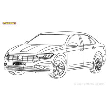 Silent Bloc Powerflex Volkswagen Jetta MK7 A7 Multi-Link (2018-)