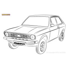 Silent Bloc Powerflex Volkswagen Polo / Derby MK1/2 (1975 - 1994)