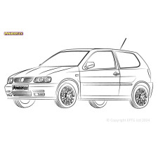 Silent Bloc Powerflex Volkswagen Polo MK3 6N (1995 - 2002)