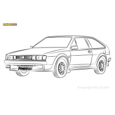 Silentblock Powerflex Volkswagen Scirocco MK1/2 (1973 - 1992)