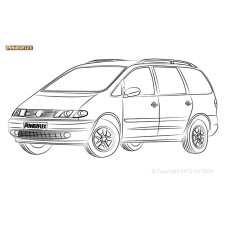 Silent Bloc Powerflex Volkswagen Sharan MK1 (1995 - 2010)