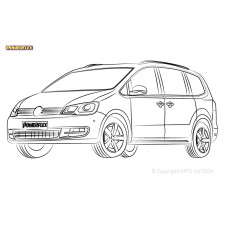 Silentblock Powerflex Volkswagen Sharan MK2 (2010-)