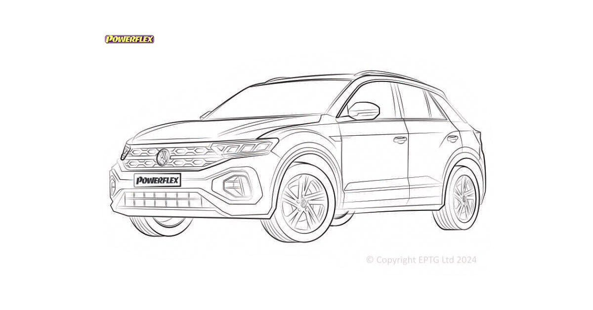 Silentblock Powerflex Volkswagen T-Roc 4-Motion inc R (2018-)