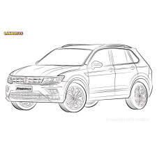 Silentblock Powerflex Volkswagen Tiguan AD/BW MK2 (2017-)