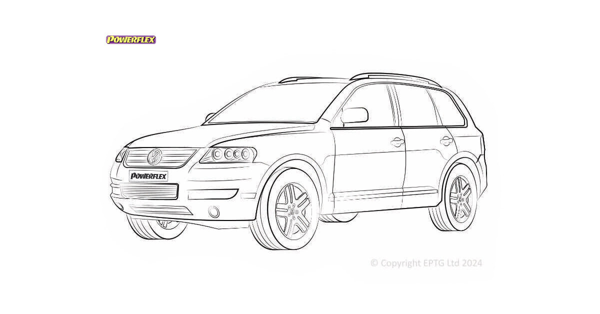 Silentblock Powerflex Volkswagen Touareg 7L (2002 - 2010)