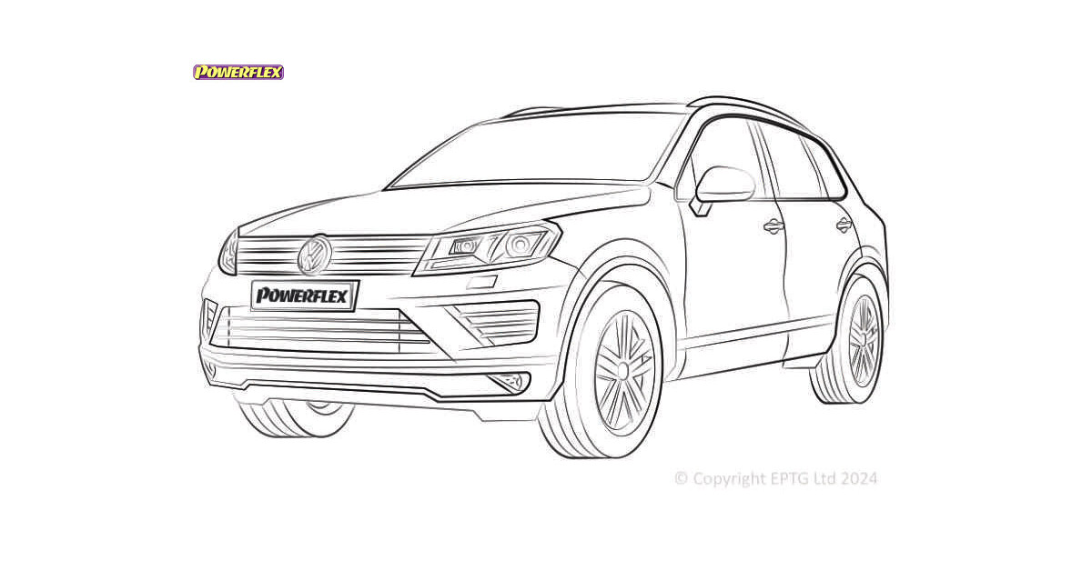 Silentblock Powerflex Volkswagen Touareg 7P (2011 - 2017)