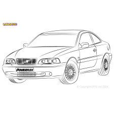 Silentblock Powerflex Volvo C70 (1996 - 2005)