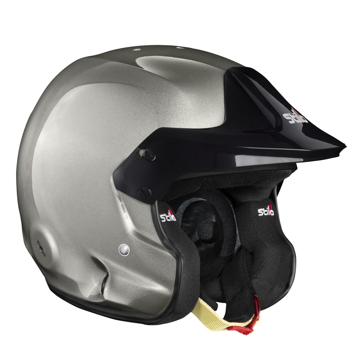 Capacete Stilo Venti4 Trophy Jet Composite - Snell SA2025 FIA 8859-2024 sem clip HansArray