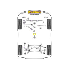 Silentblock Powerflex Audi A7 (2010 - 2017)