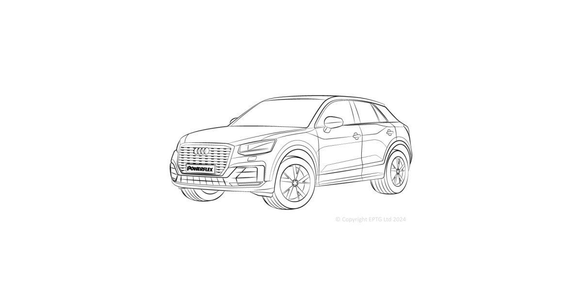 Silentblock Powerflex Audi Q2 4WD Quattro multi bras (2017-)