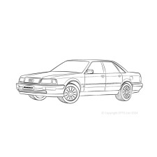 Silentblock Powerflex Audi V8 Type 4C (1988-1994)