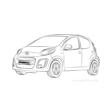 Silent Bloc Powerflex Citroën C1 (2005 - 2014)
