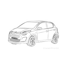 Silentblock Powerflex Citroen C1 (2014-)