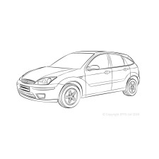 Silent Bloc Powerflex Ford Focus Mk1 RS