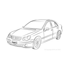 Silentblock Powerflex Mercedes-Benz Classe C W203/S203 (2000-2007)