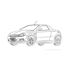 Silent Bloc Powerflex Opel Tigra Twin Top B (2004-2009)