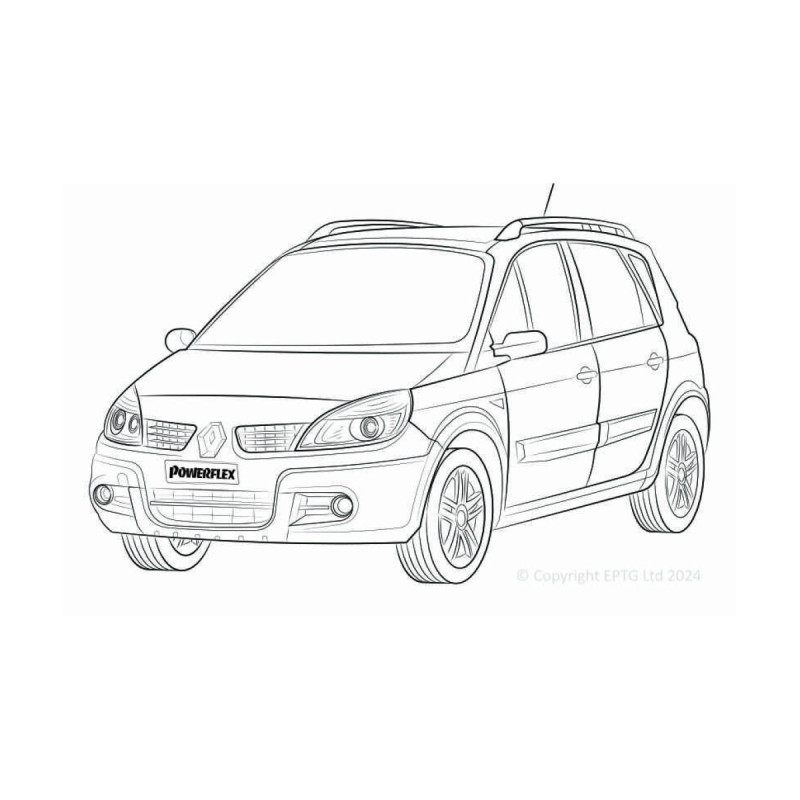 Silentblock Powerflex Renault Grand Scenic II (2003 - 2009)Array