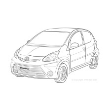 Silent Bloc Powerflex Toyota Aygo (2005 - 2014)