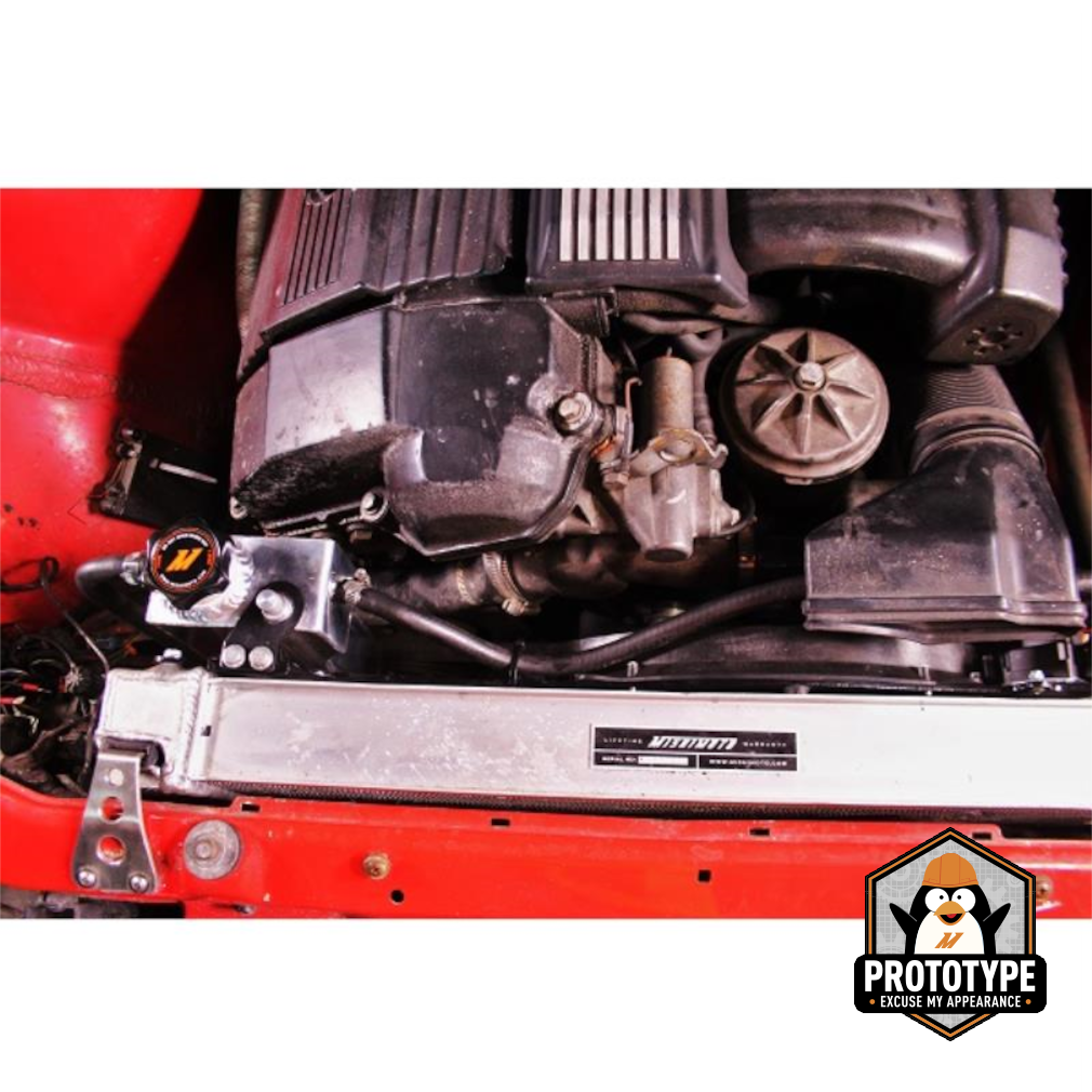Reservatório de expansão em alumínio Mishimoto para BMW E36 de 6 cilindros M3, inclusive (1992-1999)Array