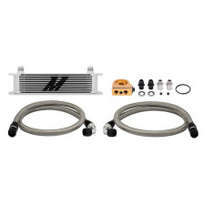 Kit de radiador de óleo universal com placa termostática MISHIMOTO de 10 fileiras
