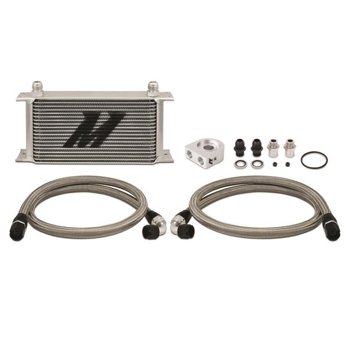 Kit de radiador de óleo universal termostático MISHIMOTO de 19 fileirasArray
