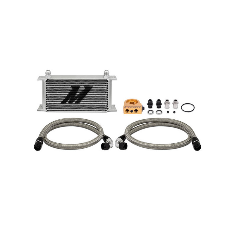 Kit de radiador de óleo universal com placa termostática MISHIMOTO de 19 fileirasArray