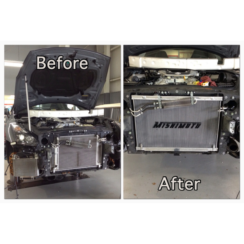 Radiador de água em alumínio MISHIMOTO para Nissan GT-R R35 (2009-2018)Array