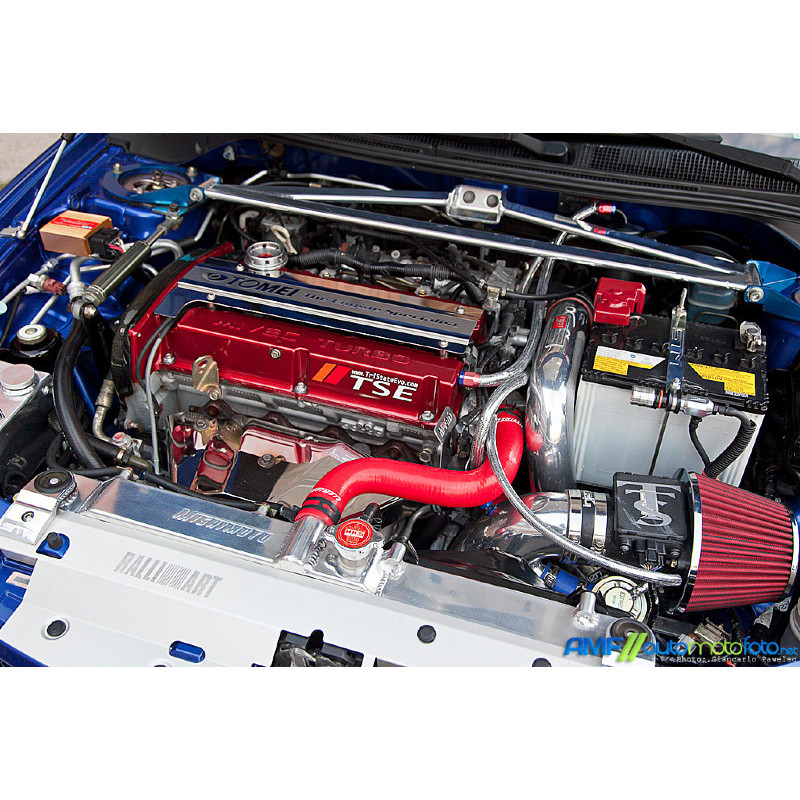 Radiador de água em alumínio RACE MISHIMOTO para Mitsubishi Lancer Evo 7/8/9 (2001-2007)Array