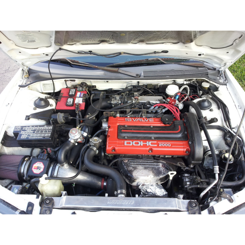 Radiador de água em alumínio MISHIMOTO para Mitsubishi Eclipse 2G (1995-1999)Array