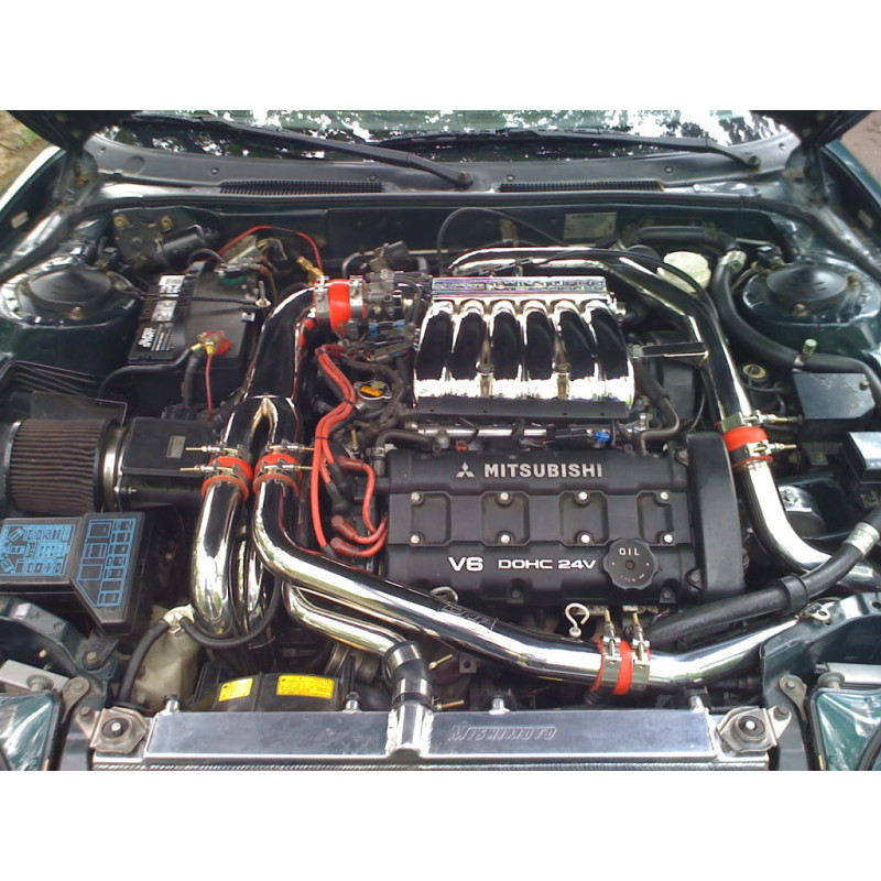 Radiador de água Alu Race MISHIMOTO para Mitsubishi 3000GT (1991-1999)Array