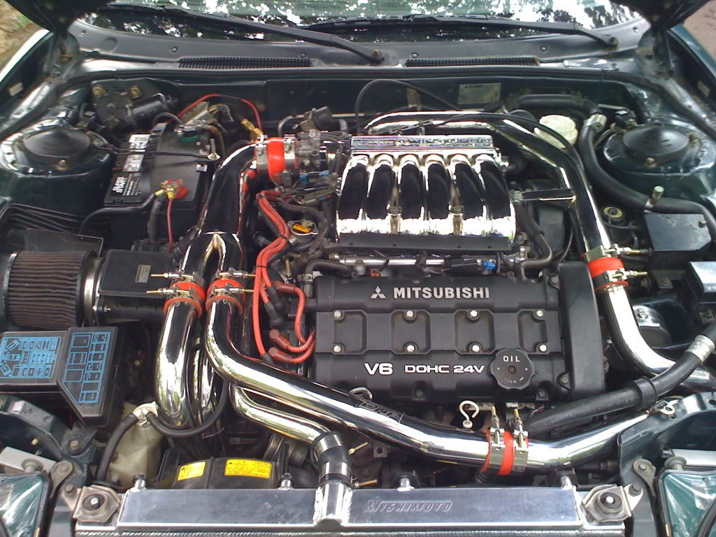 Radiador de água Alu Race MISHIMOTO para Mitsubishi 3000GT (1991-1999)Array
