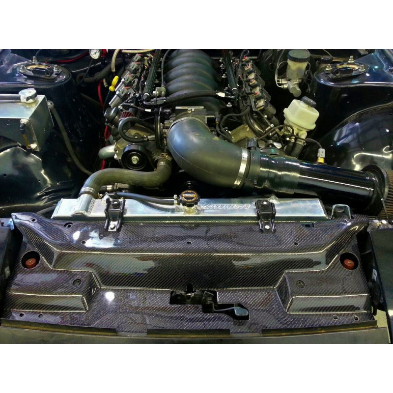 Radiador de água em alumínio MISHIMOTO para Nissan 240SX S13 (motor KA) (1989-1994)Array