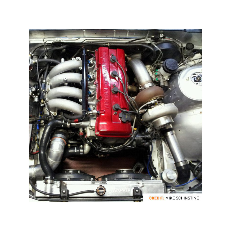 Radiador de água em alumínio MISHIMOTO para Nissan 240SX S13 (motor KA) (1989-1994)Array