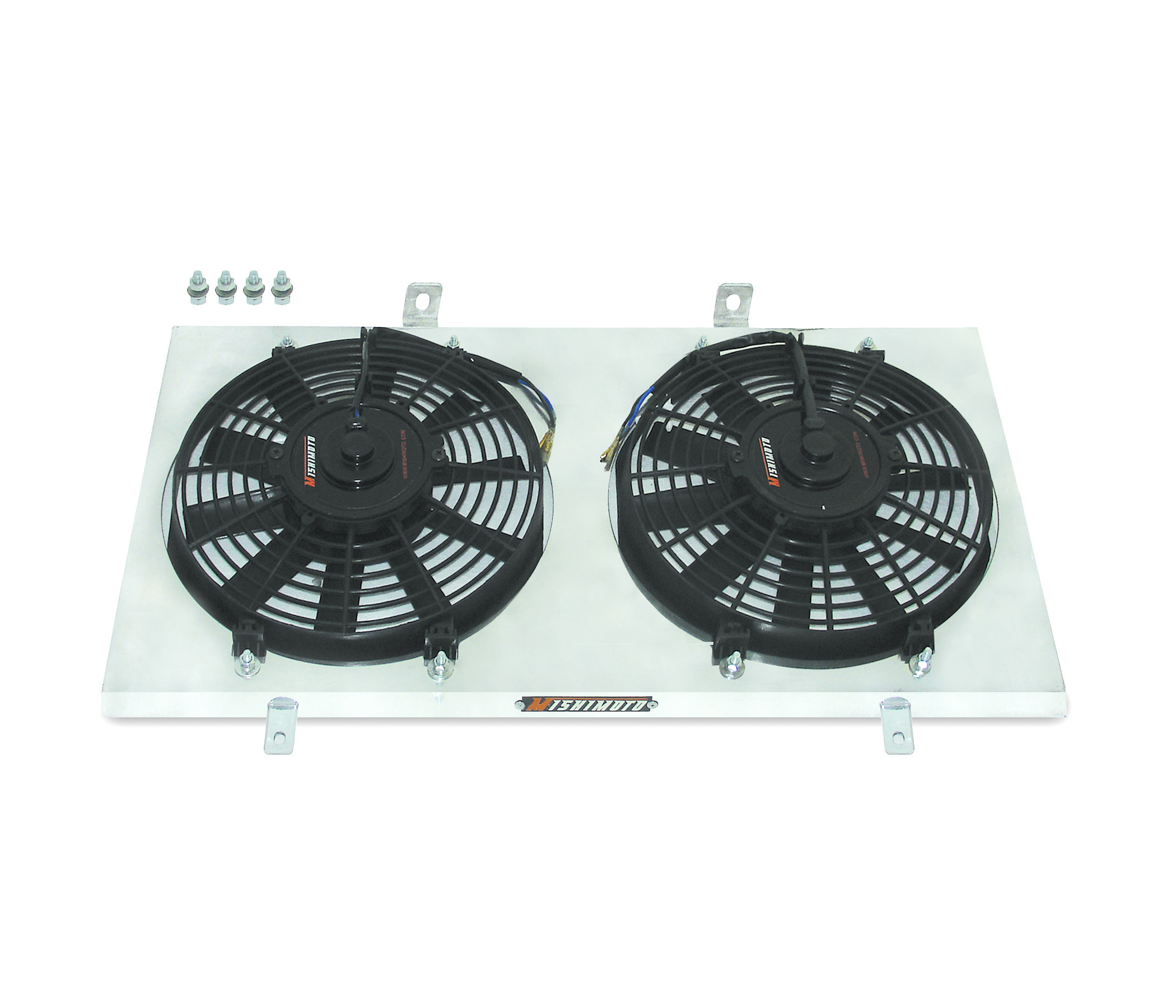 Kit de dois ventiladores MISHIMOTO para Nissan 240SX S13 SR20 (1989-1994)Array