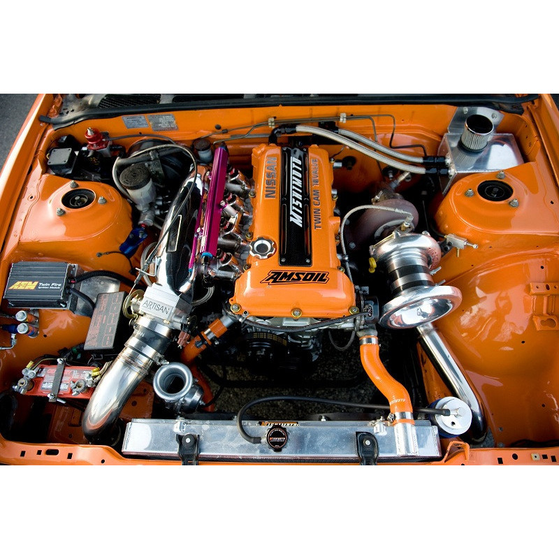 Kit de dois ventiladores MISHIMOTO para Nissan 240SX S13 SR20 (1989-1994)Array