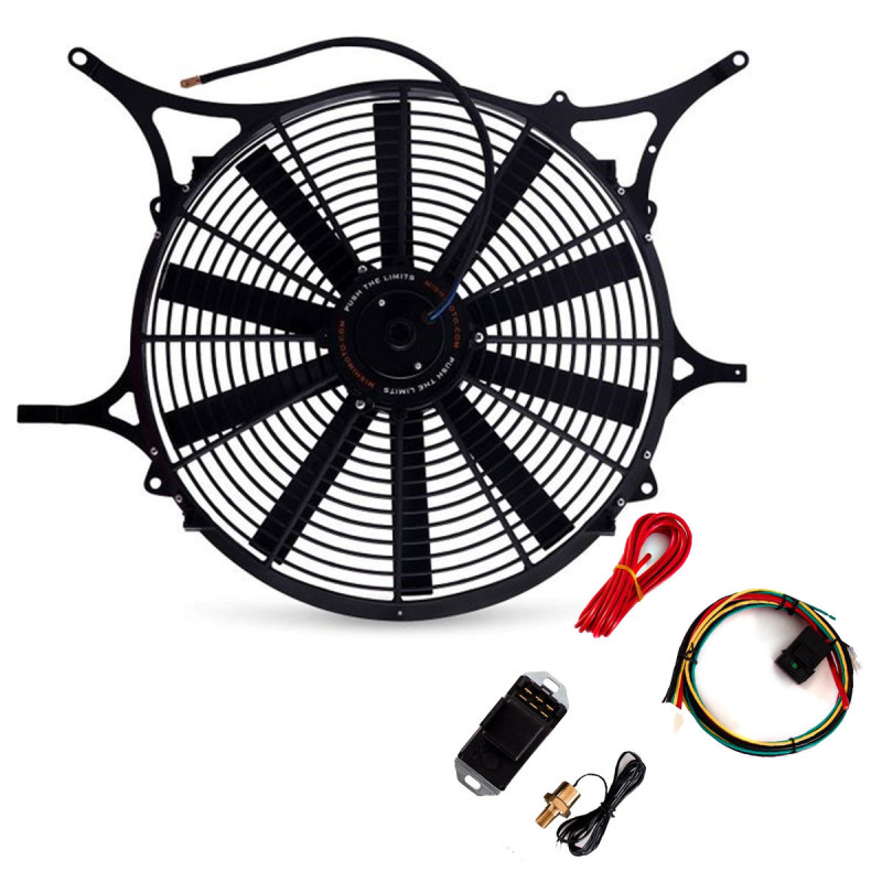 Kit de ventilador com controlador MISHIMOTO para BMW E46, exceto M3 (1999-2006)Array