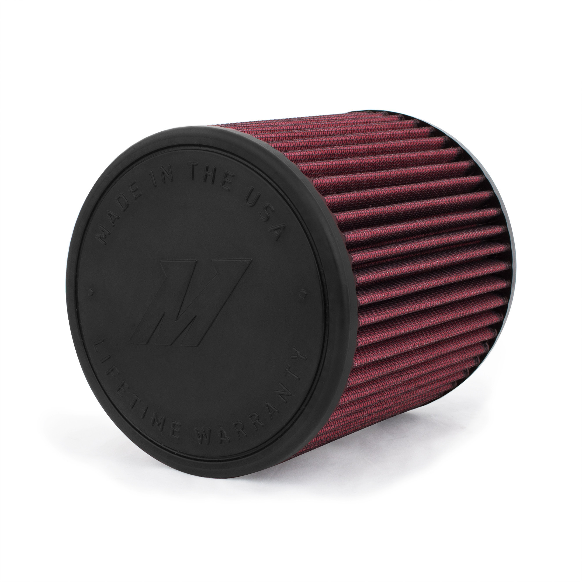 Filtro de ar universal MISHIMOTO Fixação Ø76 mm comprimento 153 mmArray