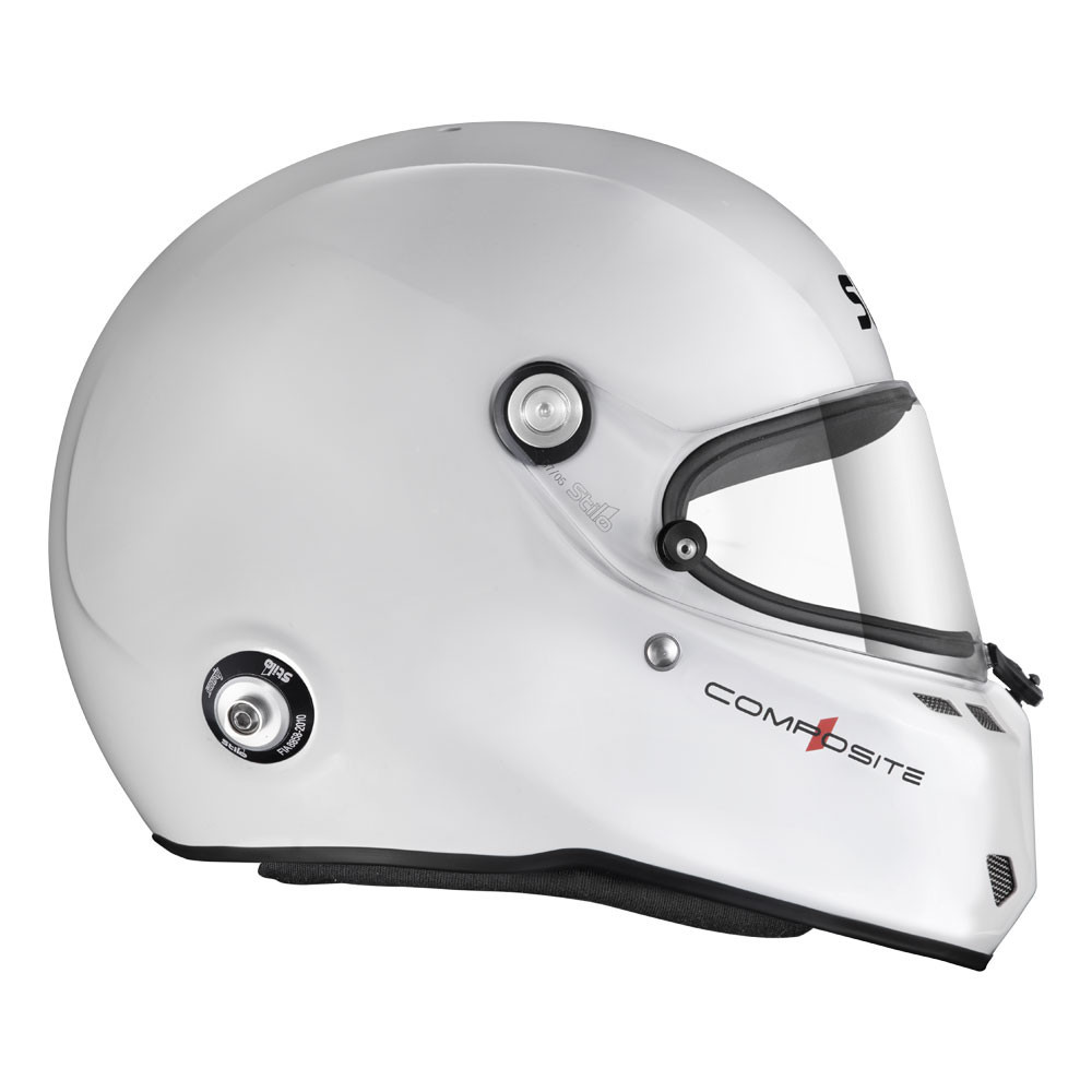 Capacete Stilo ST6 FN branco/preto - Snell SA2020 FIA 8859-24 Hans FIA8858-10Array