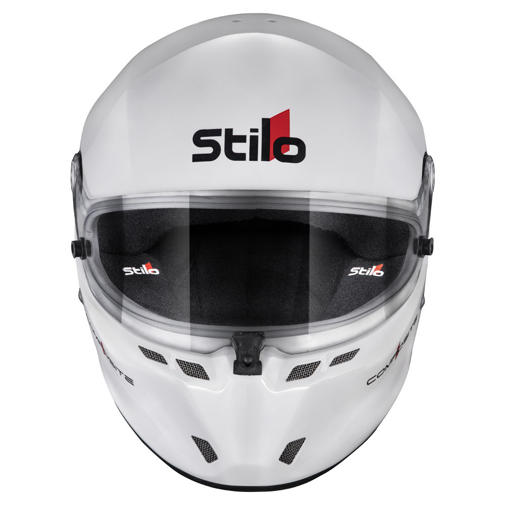 Capacete Stilo ST6 FN branco/preto - Snell SA2020 FIA 8859-24 Hans FIA8858-10Array