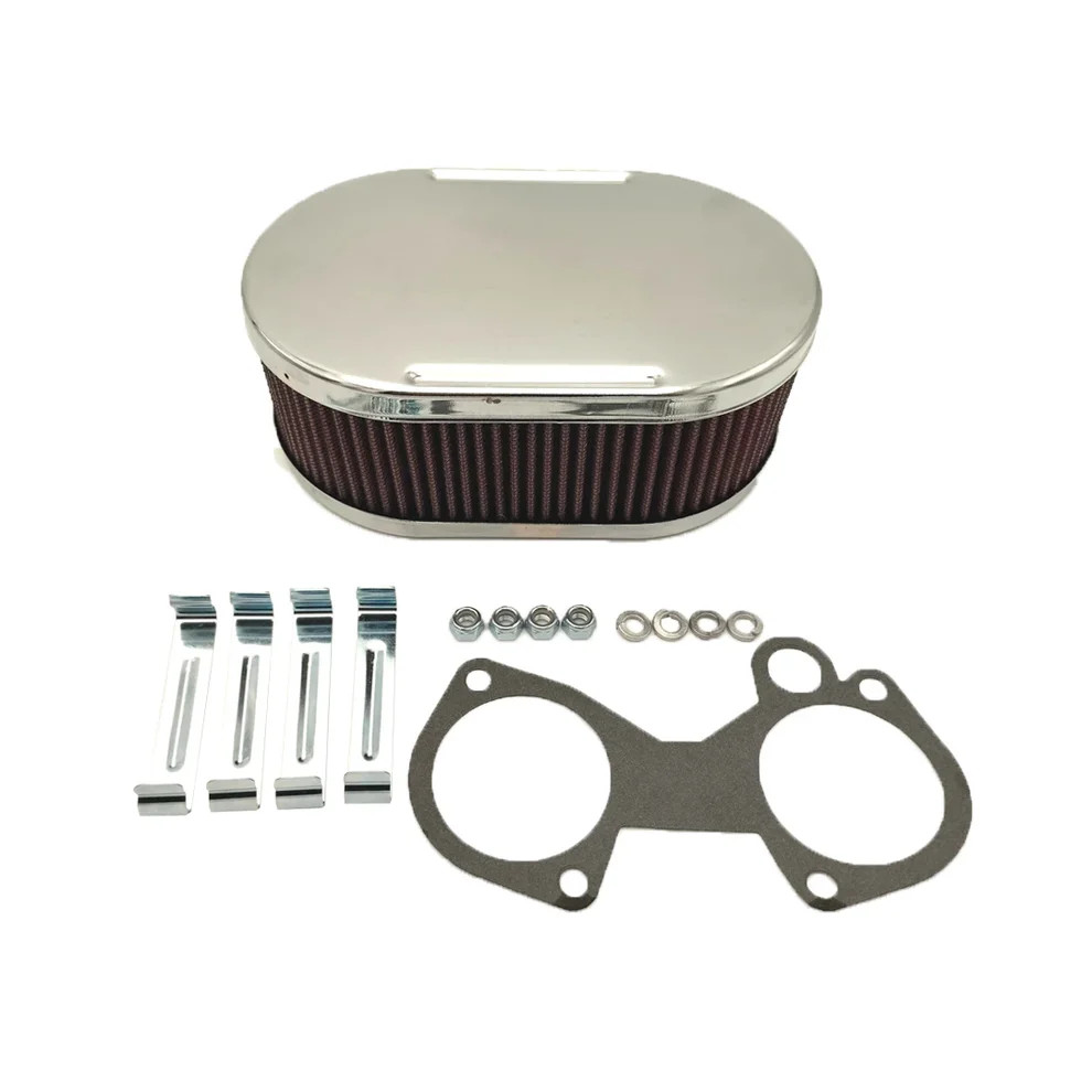 Filtro de aire para carburador Weber DCOE ovaladoArray