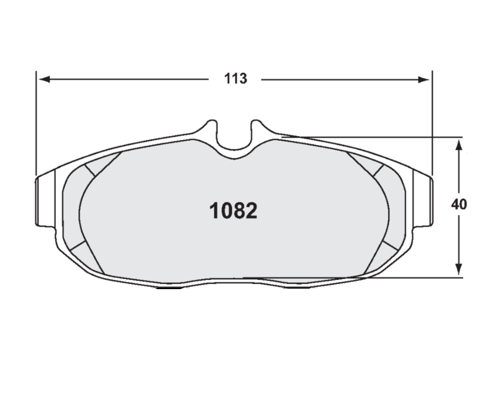 Pastillas de freno PFC 1082 Z-RATED traseras Mustang (2005-2014)Array