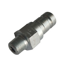 Conector Aeroquip FD90 NPTF 1/8x27 macho para extracción de gasolina